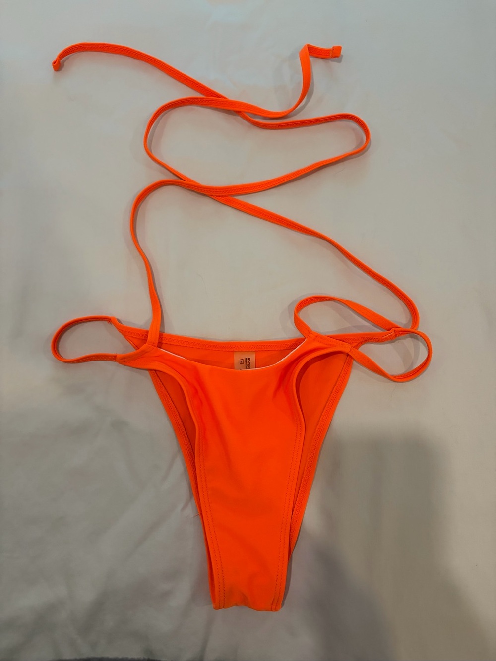 Neon Orange Swimsuit bottoms - Bold Beach Style